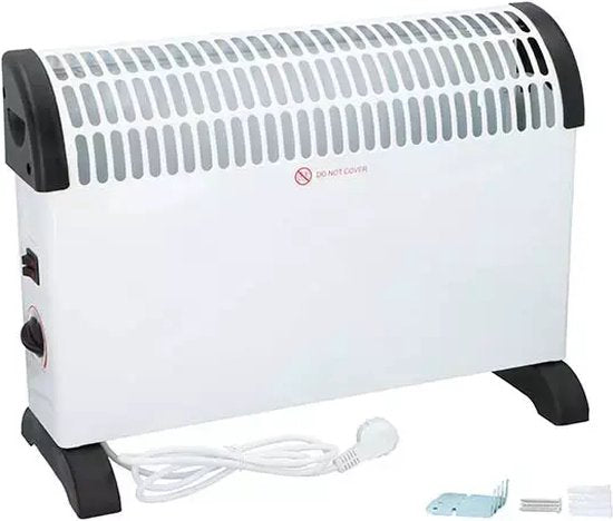 Elektrische kachel- 2000 watt- ventilator kachel- wit- ventilatorkachel- verwarming- warmte kachel- Elektrische Kachel 2000 Watt - Ideaal voor 20 m²- Energiezuinig- Krachtige verwarming