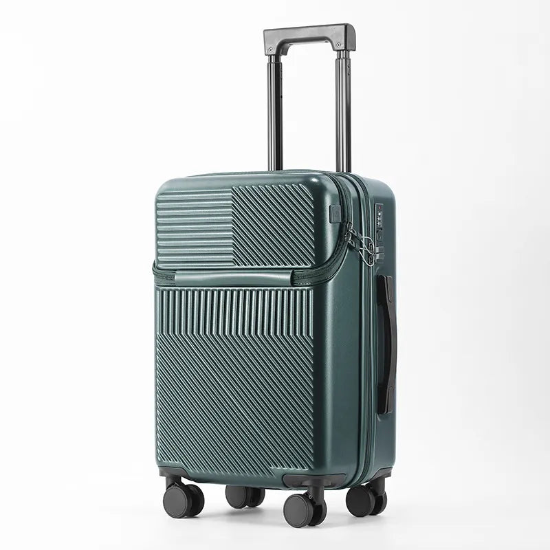 US Multi-functional Front Fastening Luggage Large Capacity