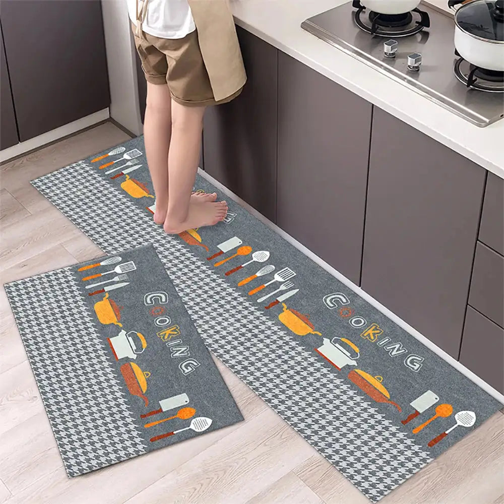 Modern Non-Slip Kitchen Mat