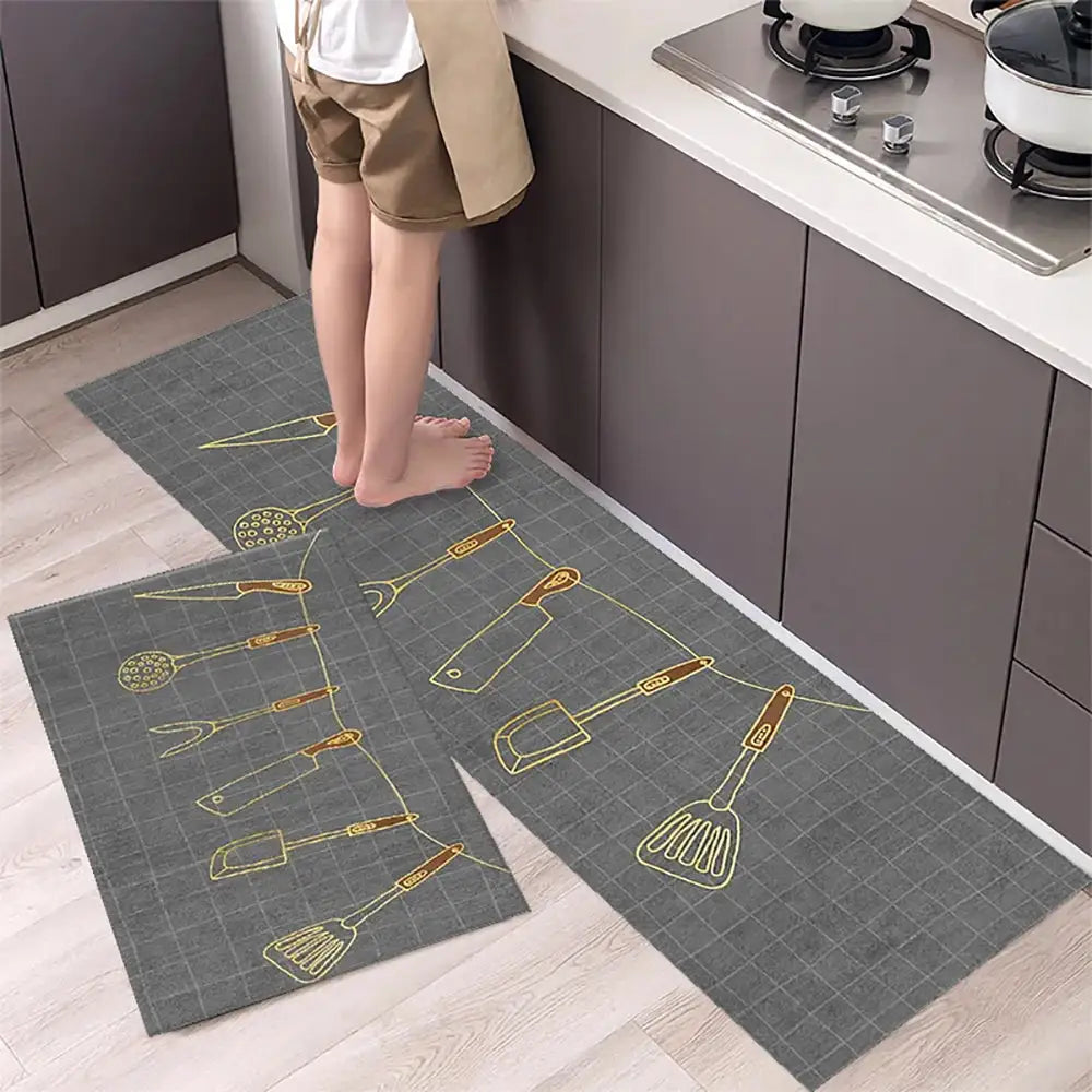 Modern Non-Slip Kitchen Mat