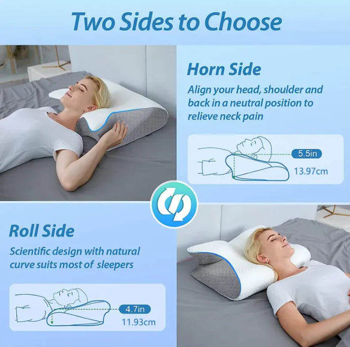 Memory Foam Cervical Support Pillow