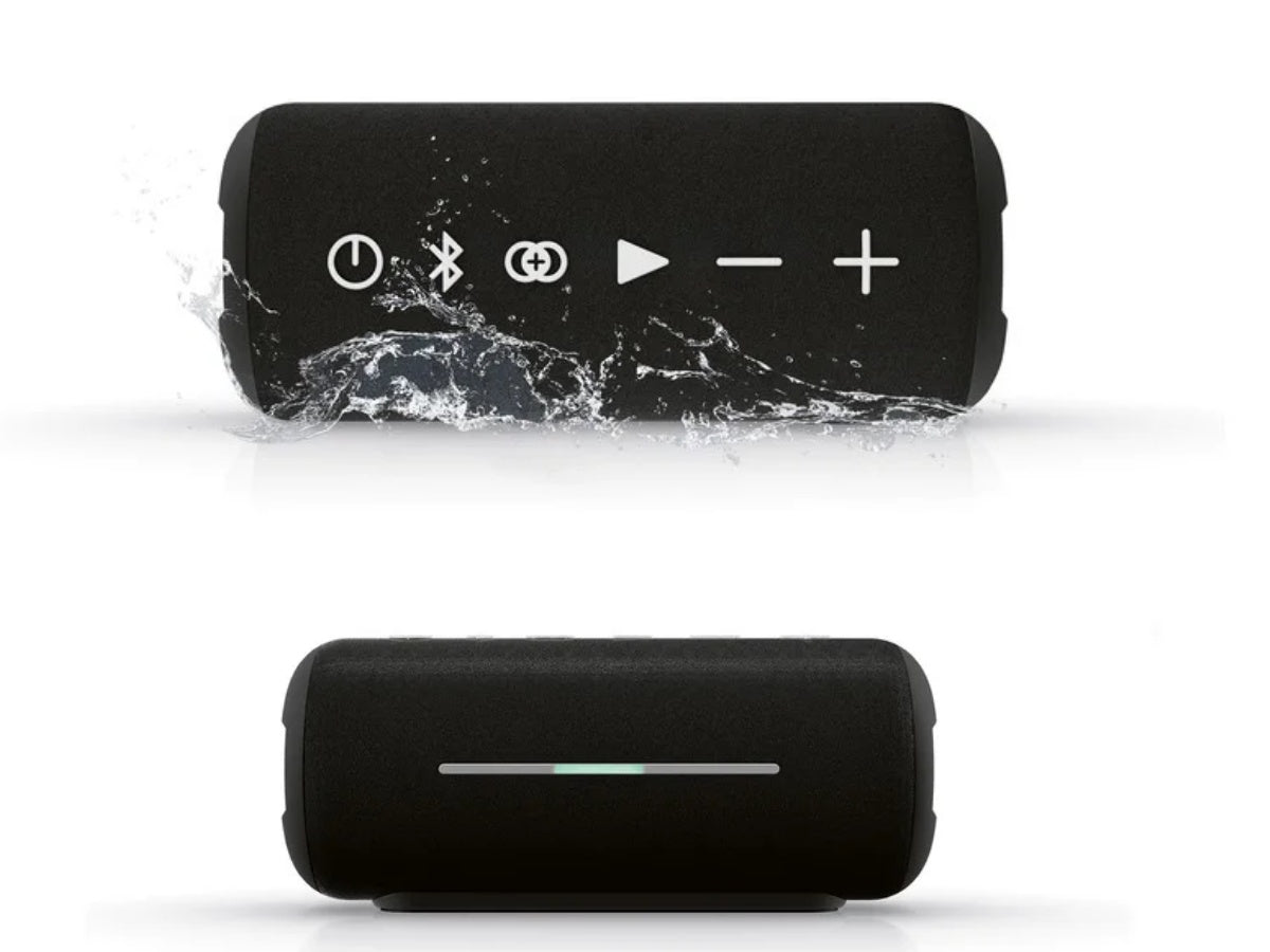 Bluetooth Speaker Luidspreker - Long Broadcast - Zwart - 10 Watt - Geschikt voor smartphone, mp3, tablet, draadloze speaker, bluetooth speaker, draadloze box, portable speaker, muziek box, sound system, luidspreker, draadloze audio, bluetooth geluid