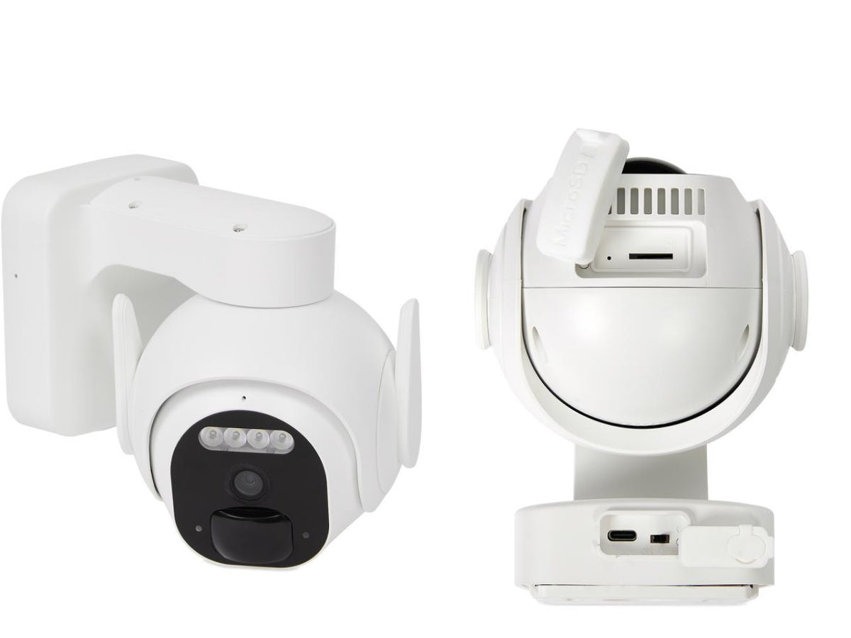 Ip camera voor buiten- Smart Connect draadloze camera voor buiten- Werkt op zonne-energie & oplaadbare batterij-bedienbaar via app- alarmfunctie- bewakingscamera- bewaking- beveiligingscamera- beveiliging- bewaking camera- security-