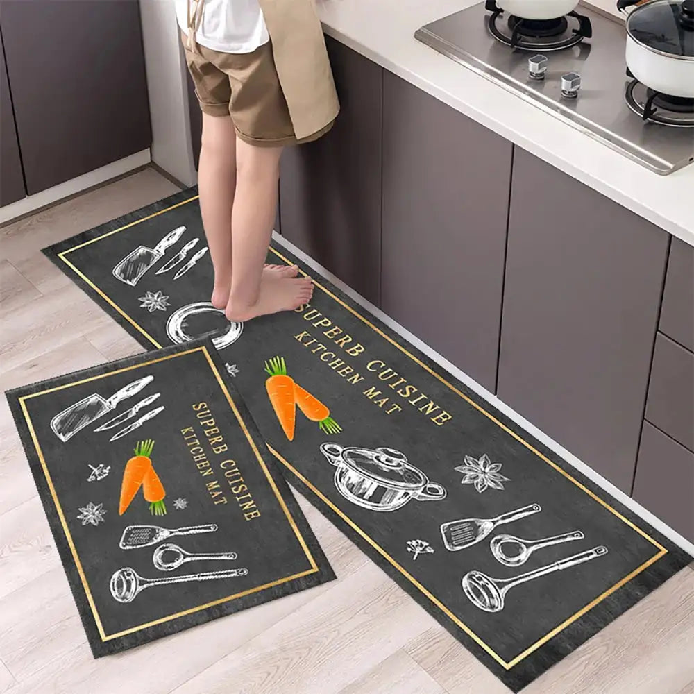 Modern Non-Slip Kitchen Mat