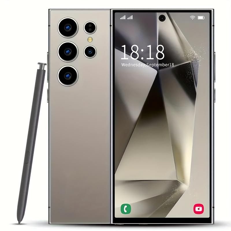 256GB Dual SIM Android Smartphone – 6.8" Full HD Display | Unlocked I24 Ultra Mobile Phone
